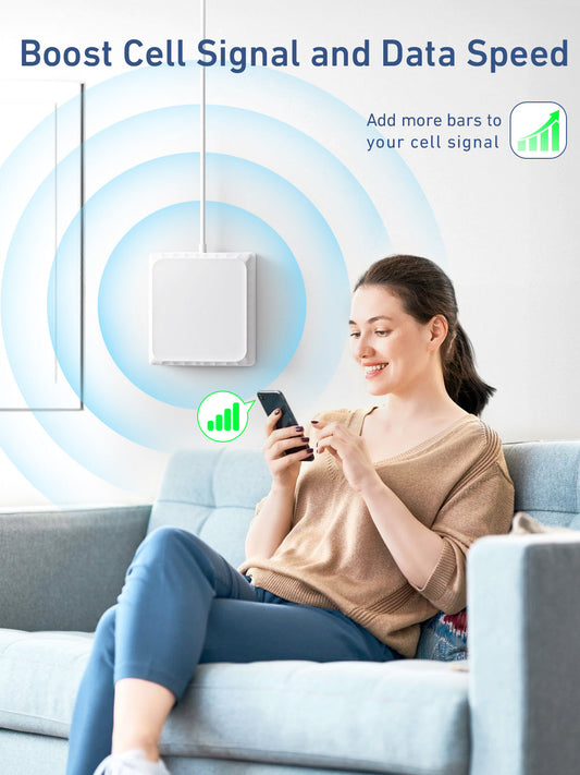 F10 Series | INVCALL Cell Phone Signal Booster for Home Office | Boosts 4G LTE & 3G up to 4,500 sq ft for Bell, Rogers, Telus | Cell Phone Booster Band 66/4/7 | 70dB Dual Band Cellular Repeater | ISED Approved