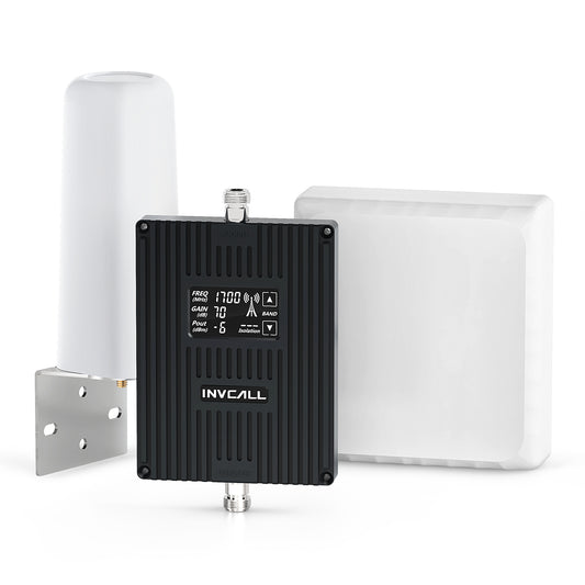 F30 Series | Cell Phone Signal Booster for Home, Basement, Remote Areas High-tech Touch Screen Ampliifer Boost 4G LTE 3G Signal on Band 2/4/5/12/13/17/25