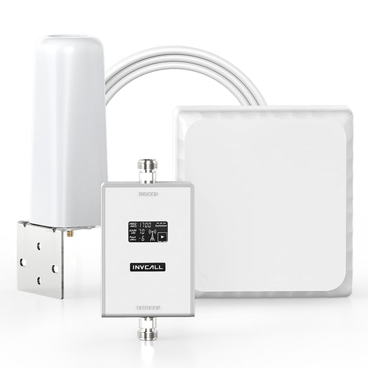 F10 Series | Cell Phone Signal Booster for Home and Office | HD Touch Screen with Omni Antenna - Support Band 2/4/25